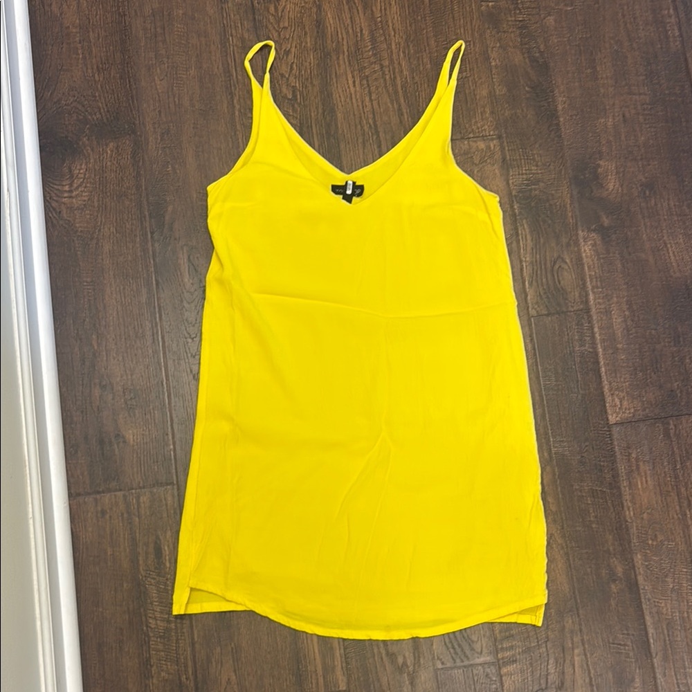 Top Shop Yellow Mini Dress